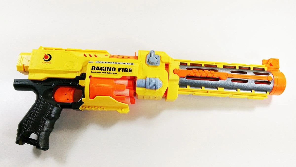 Raging Fire Nerf Dart Gun: Intense Zombie Laser Popper - Dominate the Horde!
